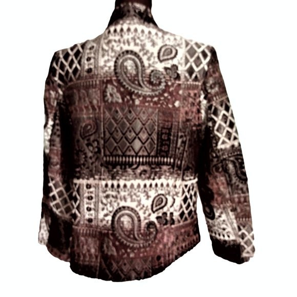 Vintage Jacket, Dressbarn Woman, Dressy Jacket, Size 14/16 Jacket, Plus Size - Picture 3 of 16